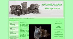 Desktop Screenshot of nebelung-katzen.de